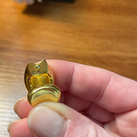 Jenny Bird gold Doune chunky earrings - Picture 5 of 6